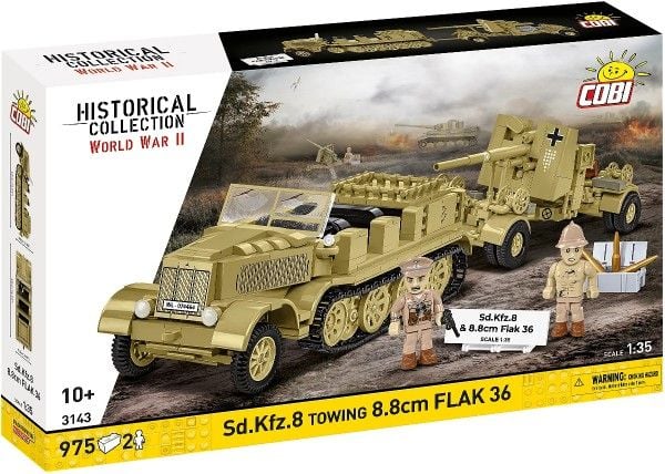 COBI Sd.Kfz.8 og 8,8 cm Flak 36