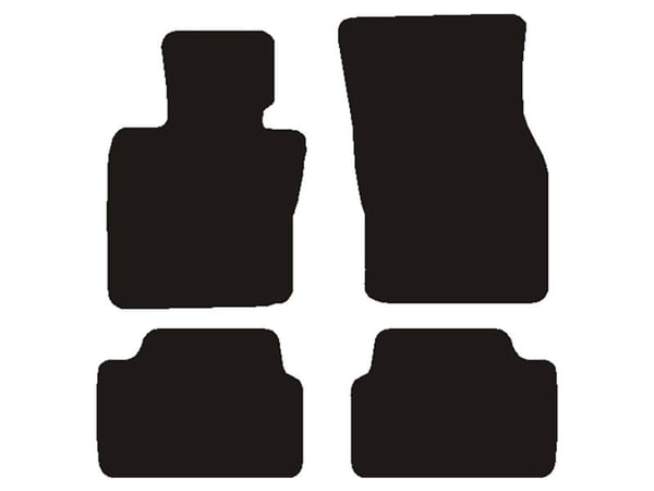 Lattiamatot MINI F55, F56 One 5dr 2014- Musta neulahuopa