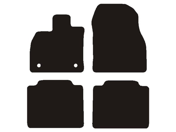 Veluurimatot Toyota bZ4X (EA10) 2022-