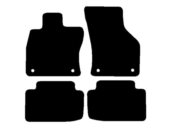 Velour måtter Skoda Octavia III 2013-2021