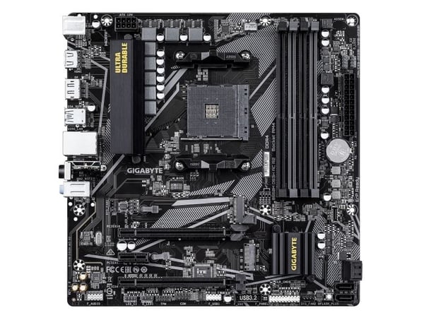 Gigabyte B550M DS3H AC R2 - Hovedkort - micro ATX - Socket AM4 - AMD B550 Chipset - USB 3.2 Gen 1 - Gigabit LAN, Wi-Fi, Bluetooth - innbygd grafikk...