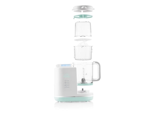 ETA MIMI 4306 90000 - Mikser/babyflaskevarmer/steriliiseringsapparat/dampkoker - 700 W - hvit/mint