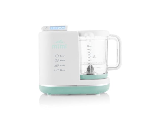 ETA MIMI 4306 90000 - Mikser/babyflaskevarmer/steriliiseringsapparat/dampkoker - 700 W - hvit/mint