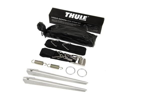 Thule Hold Down Side Strap Kit, Alapuolen hihnapakkaus, Musta, Thule Omnistor 4900 Thule Omnistor 8000 Thule Omnistor 6300 Thule Omnistor Caravan S...