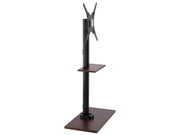 Techly ICA-TR414, 139,7 cm (55"), 100 x 100 mm, 400 x 400 mm, -6 - 6°, MDF, Plast, Stål, Sort, Tre