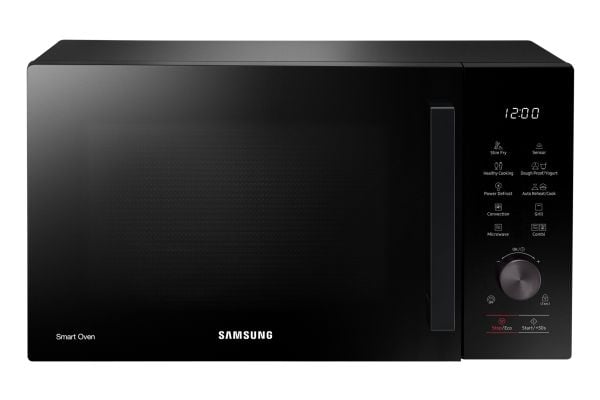 Samsung MC28A5137CK, Benkeplate, Kombinasjon mikrobølge, 28 l, 900 W, Innebygd skjerm, LED