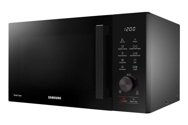 Samsung MC28A5137CK, Benkeplate, Kombinasjon mikrobølge, 28 l, 900 W, Innebygd skjerm, LED