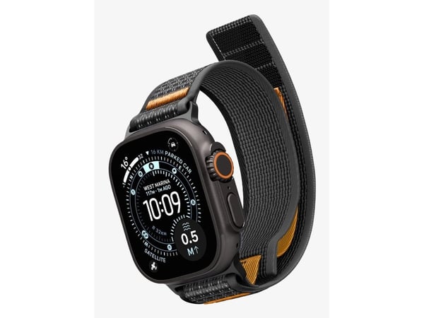 Spigen Athlex Air 2, Band, Smartklokke, Svart, Oransje, Apple, Apple - Apple Watch Ultra 3 (49mm), Apple - Apple Watch Ultra 2 (49mm), Apple - Appl...