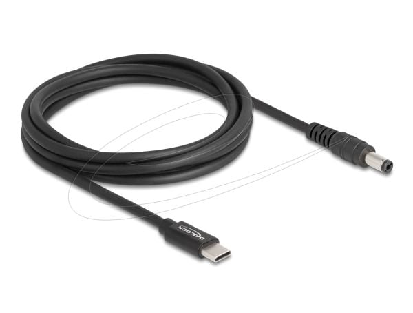 DeLOCK 87977, 1,5 m, USB C, 5.5 x 2.1 mm, 20 V, 3 A