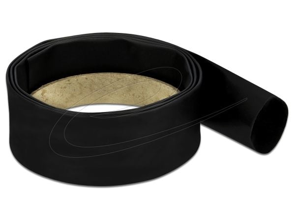 Delock Heat Shrink Tube - Böjligt kabelrör - 1 m - svart