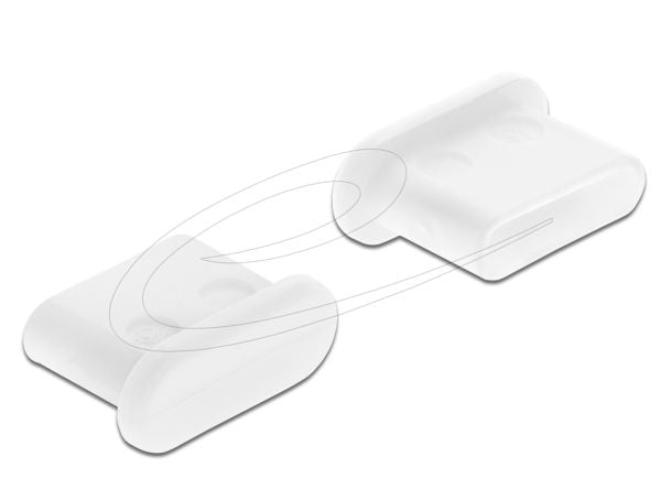 DeLOCK 64095, USB Type-C, Polyeteeni (PE), Valkoinen, 6,5 mm, 9,8 mm, 4 mm