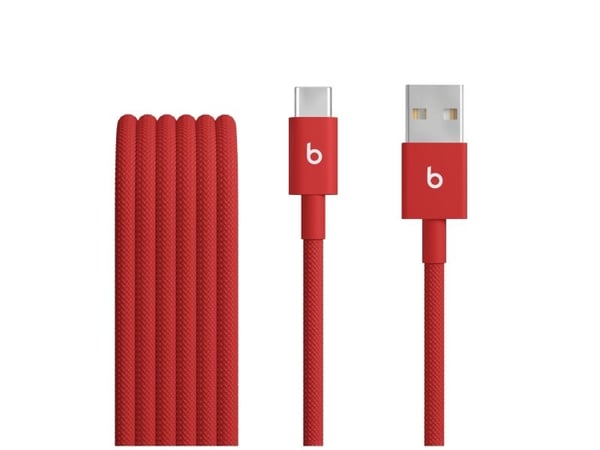 Apple Beats, 1,5 m, USB A, USB C, USB 2.0, Punainen