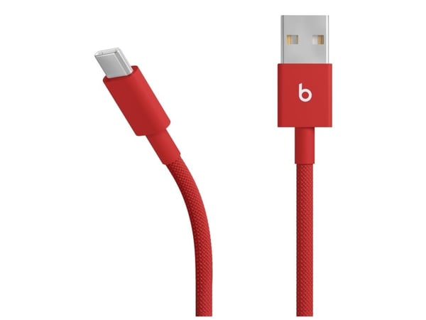Apple Beats, 1,5 m, USB A, USB C, USB 2.0, Punainen
