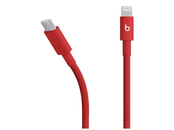 Apple Beats, 1,5 m, Lightning, USB C, Uros, Uros, Punainen