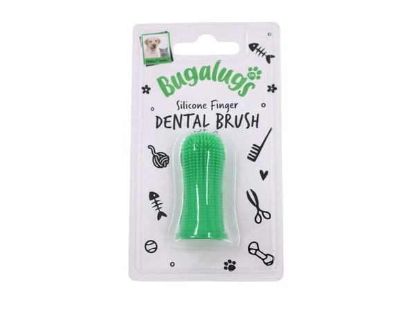 Bugalugs fingertandborste i silikon 3-pack
