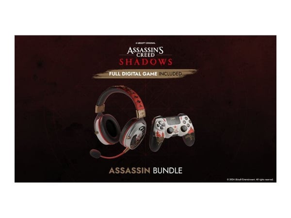 LEXIP X UBISOFT Assassins Creed Shadows ASSASSIN box PC-spel headsetkontroller (UBXLXBOX002)