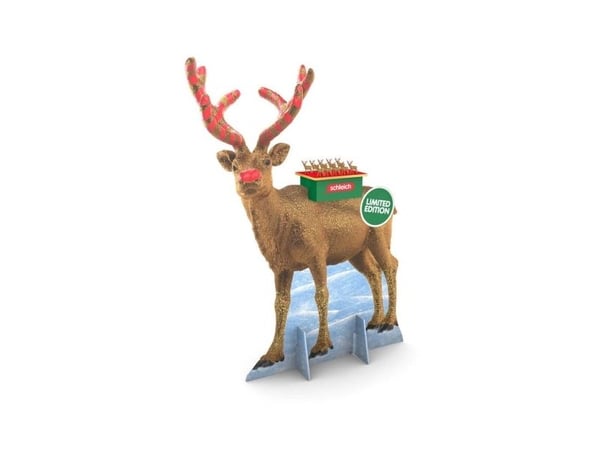 Schleich standee med 10 renar