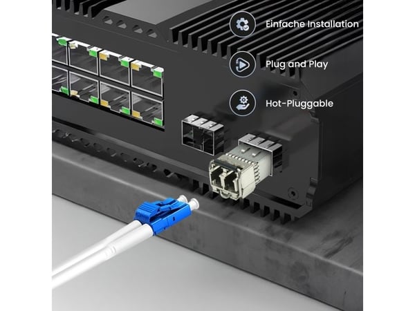 Extralink SFP28 25G 2-Pack | Modul SFP28 | 25Gbps, LC/UPC Duplex, 850nm, 100m, multi mode, DOM (EX.31306)