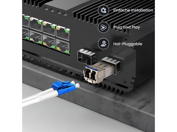 Extralink - SFP+ transceivermodul - 10GbE - LC/UPC-enkeltmodus - opp til 10 km - 1310 nm (en pakke 2)