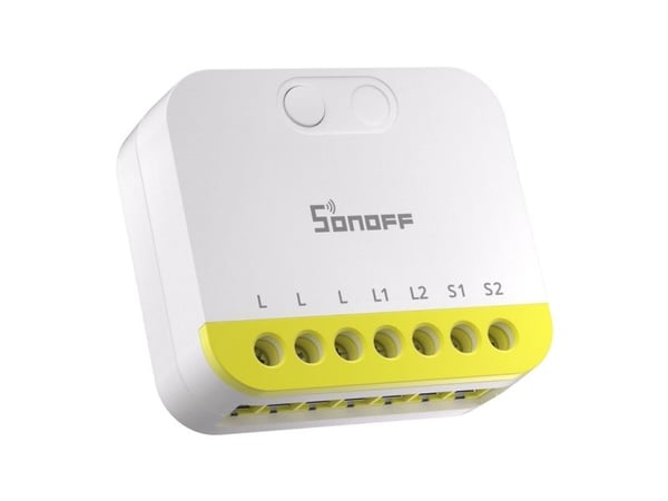 Sonoff dobbeltkanals mini-bryter uten N Sonoff MINI-ZB2GS-L ZigBee