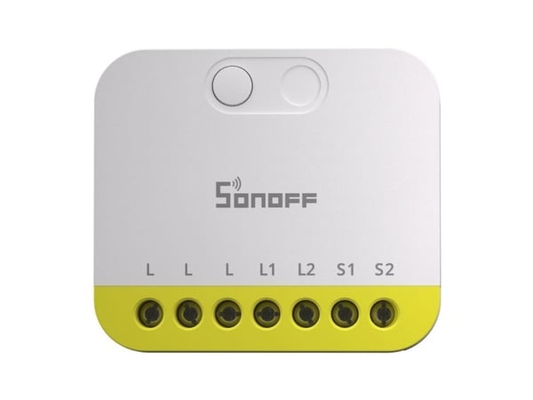 Sonoff dobbeltkanals mini-bryter uten N Sonoff MINI-ZB2GS-L ZigBee