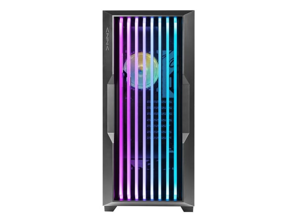 AZZA Guardian - - sidepanel med vindu (herdet glass) - ingen strømforsyning - USB/Audio/Mic