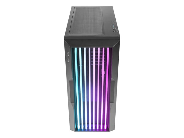 AZZA Guardian - - sidepanel med vindu (herdet glass) - ingen strømforsyning - USB/Audio/Mic