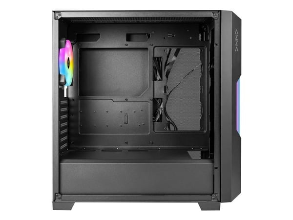 AZZA Guardian - - sidepanel med vindu (herdet glass) - ingen strømforsyning - USB/Audio/Mic