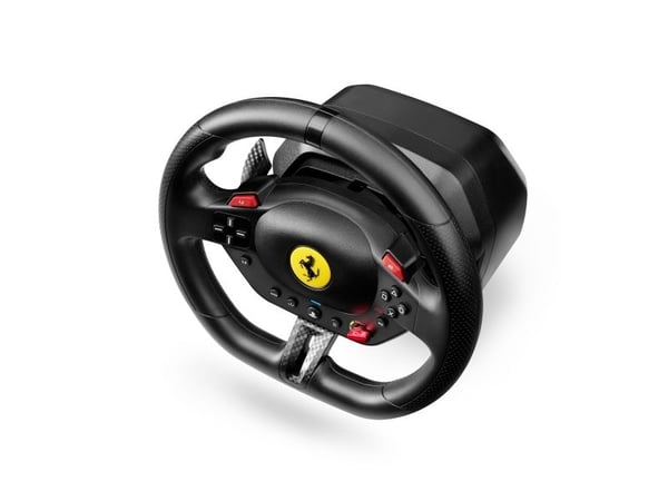 Thrustmaster T98-P Ferrari 296 GTB, Ratt + pedaler, PC, PlayStation 4, PlayStation 5, D-pute, Modusknapp, Menyknapp, Analog/digital, 240°, Koblet m...