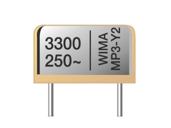 Wima MPRY2W2680FJ00MSSD-480 MP3R-Y2 støyfjernerkondensator radial leder 0.068 µF 300 V/AC 20 % 1 stk Bulk