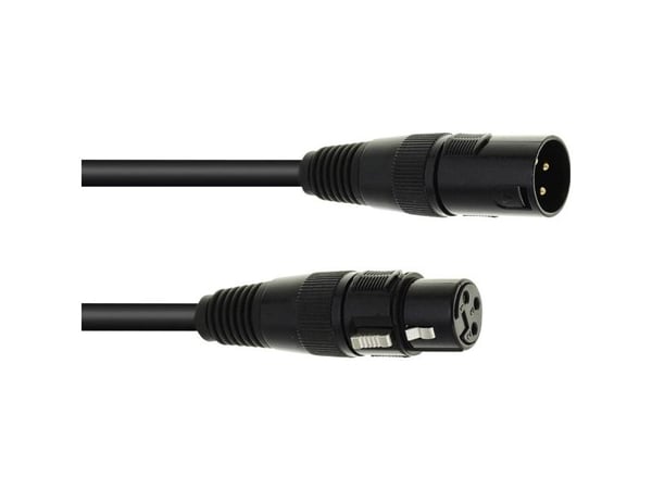 Eurolite DMX forbindelseskabel [1x XLR-kontakt 3-polet - 1x XLR-kontakt 3-polet] 1 m