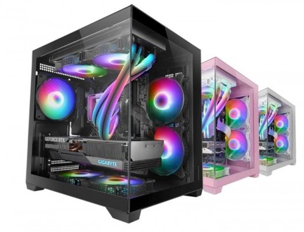 Mars Gaming MCVIEW2 datamaskinkabinett mATX / sort