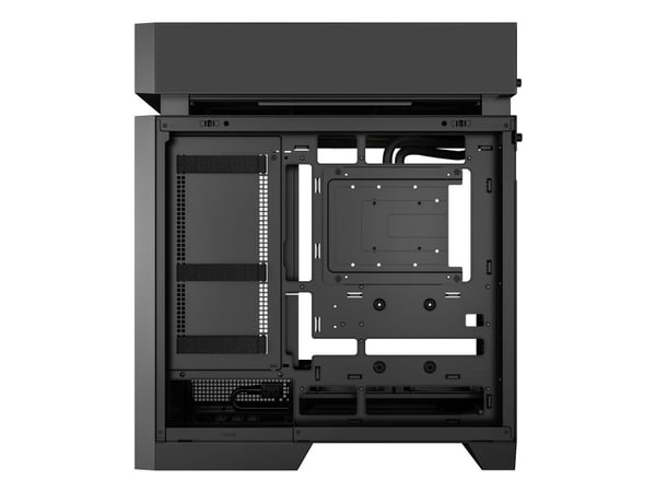 DeepCool CL6600 - Mid tower - ATX - sidepanel med vindu (herdet glass) - ingen strømforsyning (ATX / SFX / SFX-L) - svart - USB/lyd