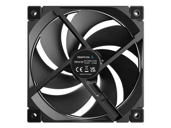 DeepCool FD12 V2, Vifte, 12 cm, 500 RPM, 2500 RPM, Svart