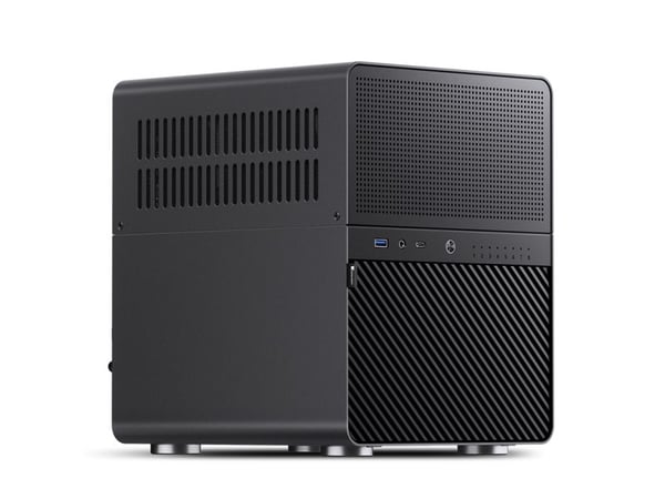 Jonsbo N3, Mini Tower, PC, musta, ITX, alumiini, teräs, 13 cm