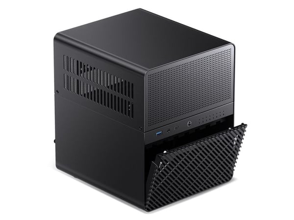 Jonsbo N3, Mini Tower, PC, musta, ITX, alumiini, teräs, 13 cm