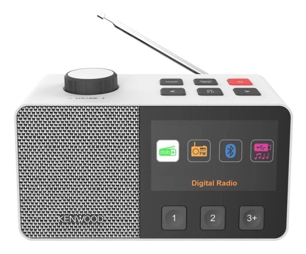 Kenwood CR-M70DAB-W, Bærbar, Digitalt, DAB+, FM, 87,5 - 108 MHz, 174928 - 239200 MHz, 5 W