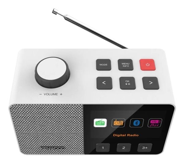 Kenwood CR-M70DAB-W, Bærbar, Digitalt, DAB+, FM, 87,5 - 108 MHz, 174928 - 239200 MHz, 5 W