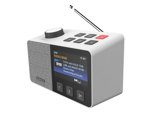 Kenwood CR-M70DAB-W, Bærbar, Digitalt, DAB+, FM, 87,5 - 108 MHz, 174928 - 239200 MHz, 5 W
