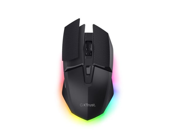 Trust GXT 122 Felox+, Høyre hendt, Optisk, RF trådløs + Bluetooth, 10000 DPI, Svart
