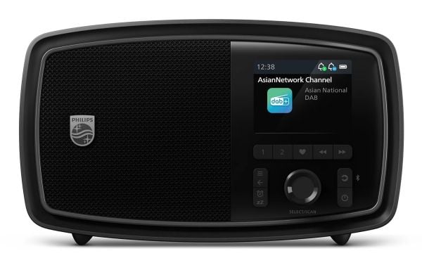 Philips TAV2000DB, Bærbar, Analog og digital, DAB, DAB+, FM, 5 W, TFT, 25 m