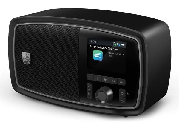 Philips TAV2000DB, Bærbar, Analog og digital, DAB, DAB+, FM, 5 W, TFT, 25 m