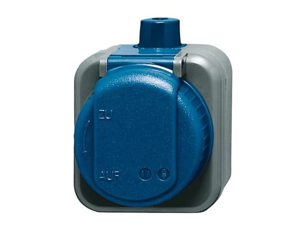 ABB 2300 EWDI, Tyyppi F, 2P+PE, Sininen, Termoplastinen, Muovi, IP66, 250 V ABB 2300 EWDI, Tyyppi F, 2P+PE, Sininen, Termoplastinen, Muovi, IP66, 250 V
