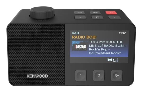 Kenwood CR-M70DAB-B, Bærbar, Digitalt, DAB+, FM, 87,5 - 108 MHz, 174928 - 239200 MHz, 5 W