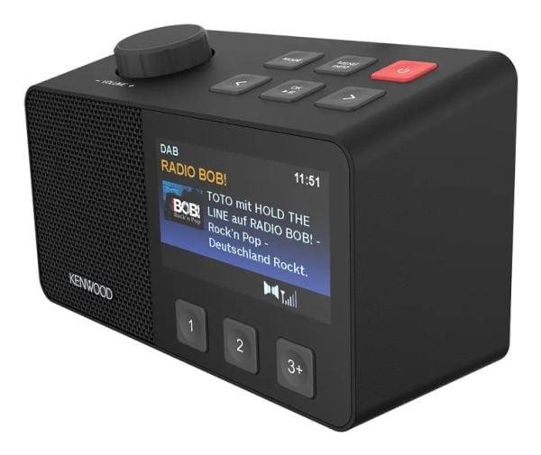Kenwood CR-M70DAB-B, Bærbar, Digitalt, DAB+, FM, 87,5 - 108 MHz, 174928 - 239200 MHz, 5 W