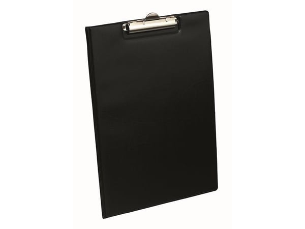 ELBA skriveetui Bantex, DIN A4, sort med penneholder, metallklemme, klembredde: 15 mm, - 1 stk (100202520)