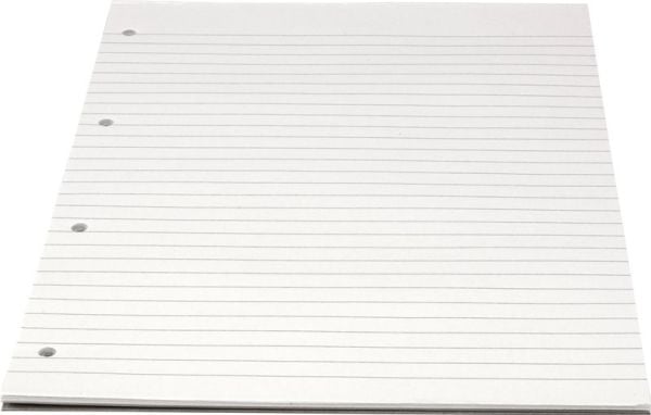 Bantex 100051794, 210 x 297 mm (A4), Linjerte ark, 60 g/m², Hvit, 210 mm, 295 mm