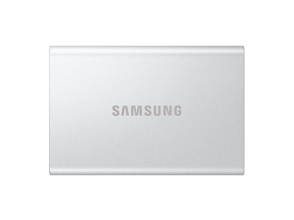 Samsung T7 Resurrected MU-PD4T0G - SSD - kryptert - 4 TB - ekstern (bærbar) - USB 3.2 Gen 2 (USB-C kontakt) - 256-bit AES - sølv