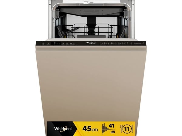 Whirlpool WH6IC11BS7LA0, Fullstendig innebygget, Slimline (45 cm), Knapper, 1,3 m, 1,55 m, 1,5 m
