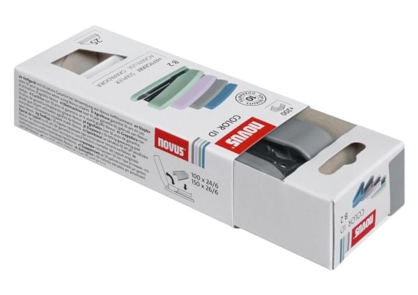 Novus Office B 2 COLOR ID 2.0 020-1956 nitojan harmaa Nidontakapasiteetti: 25 arkkia (80 g/m²)